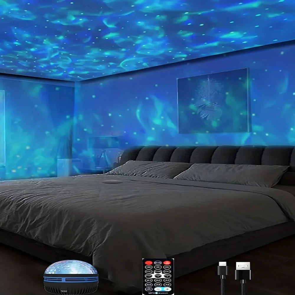 Projecteur galaxie aurore boréale – veilleuse chambre