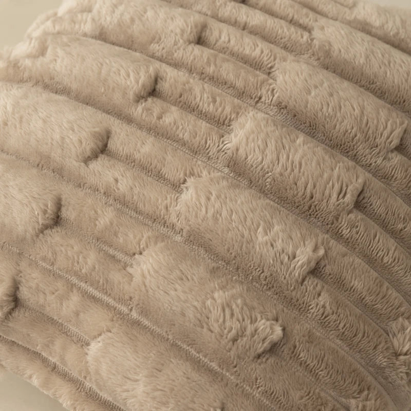 Coussins Velours Décoratifs 45cm — Set 2 Couleurs Tendance