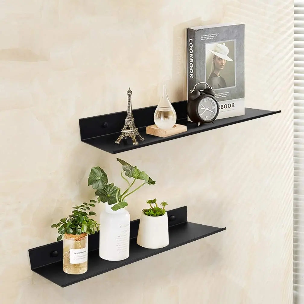 Étagère flottante murale bois – sans perçage