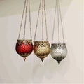 Lanterne Photophore Décorative Métal — Style Marocain Doré