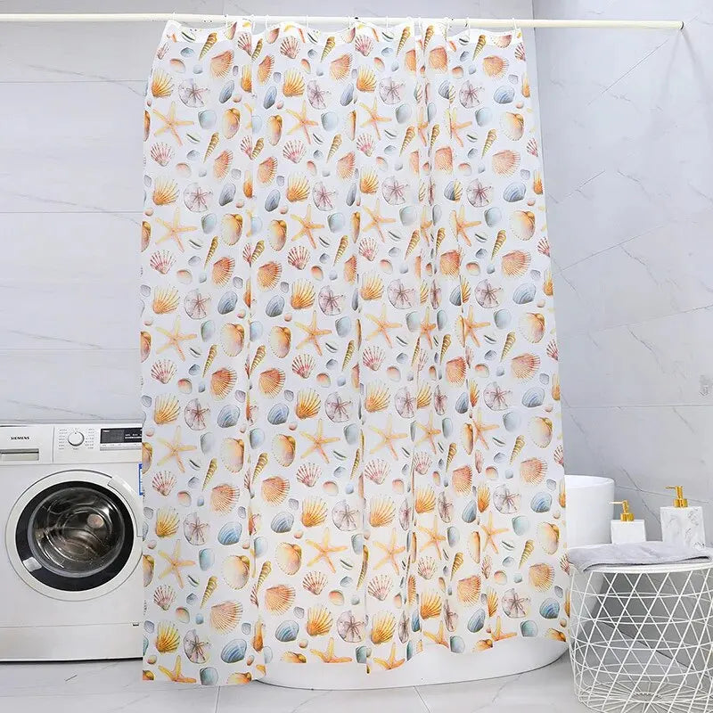Rideau de Douche Design Imperméable — 180×200cm Anti-Moisissures