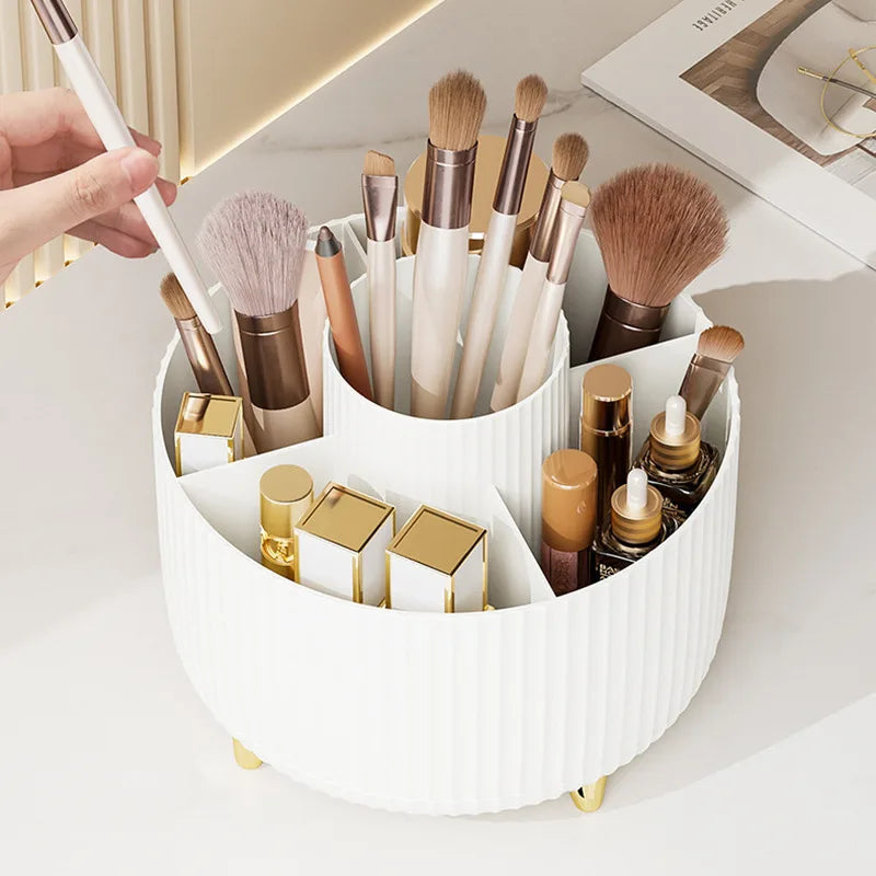 Organiseur Maquillage Rotatif 360° — Acrylique 25 Compartiments