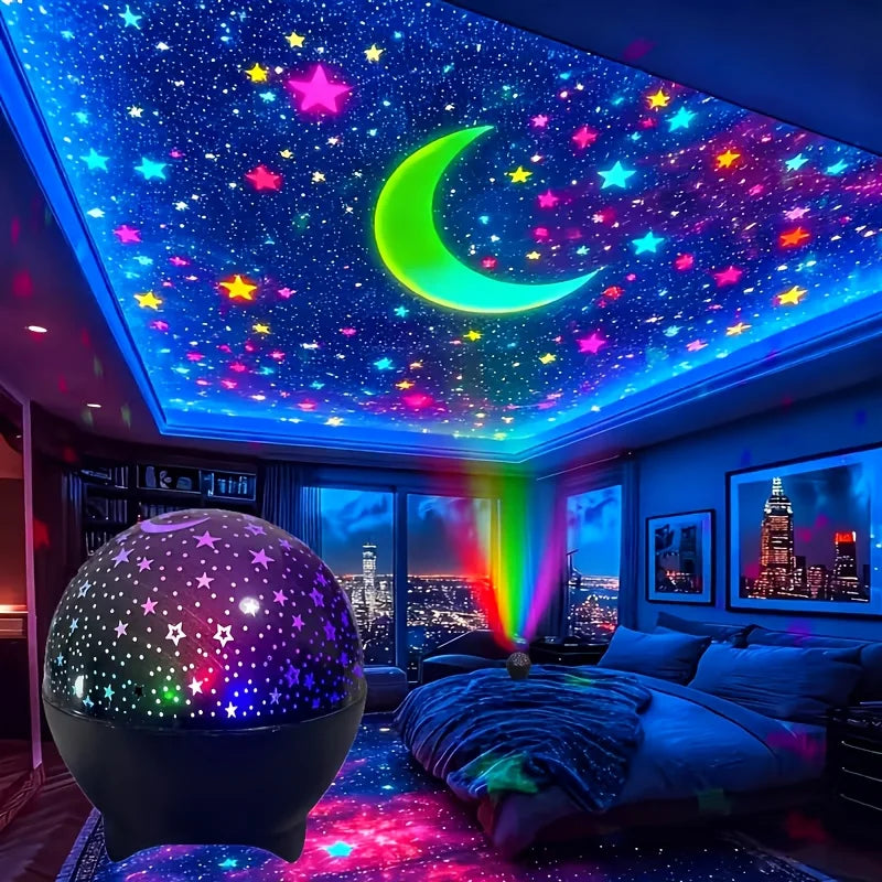 Projecteur étoiles galaxie – lumière bleue plafond