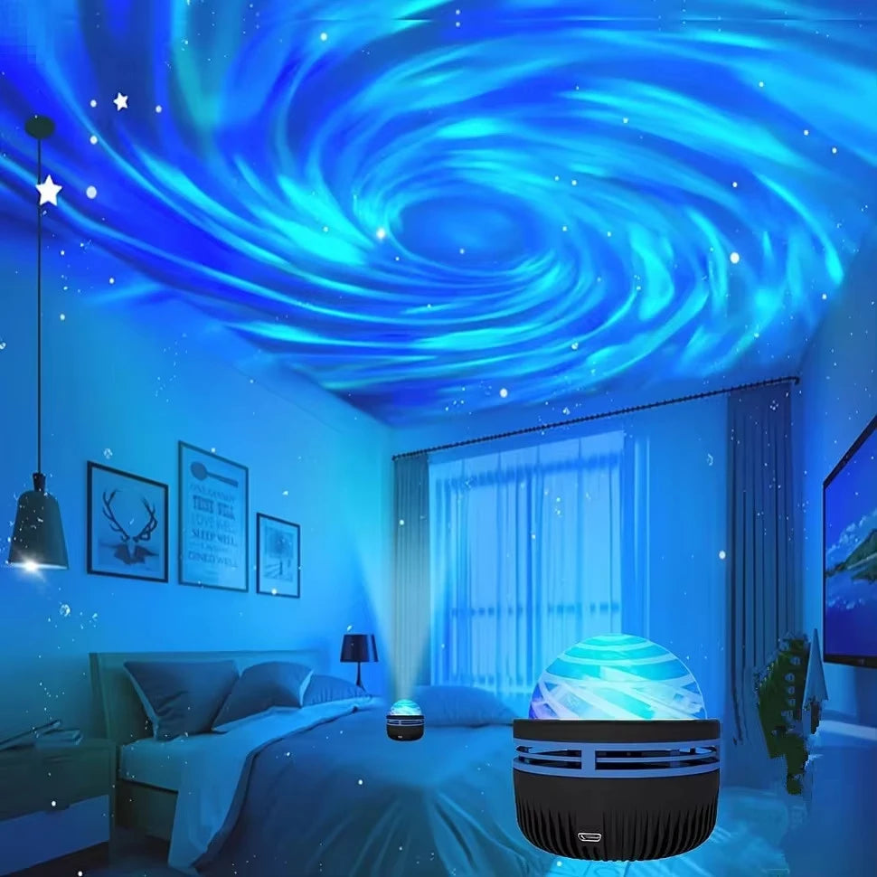 Projecteur aurore – effet étoiles plafond