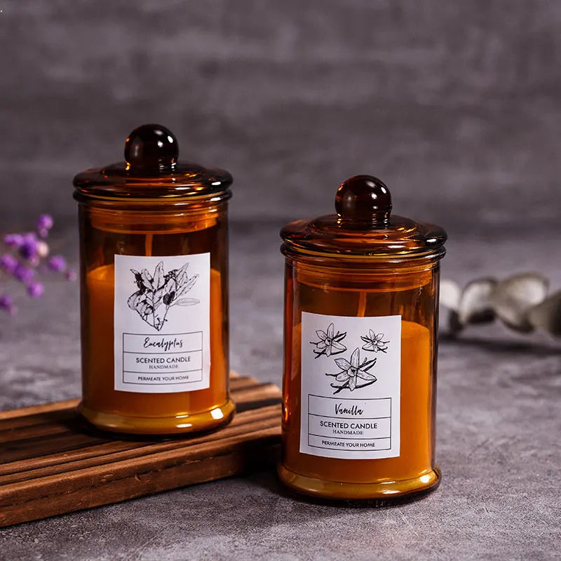 Bougie Parfumée Soja Luxe 300g — Cire Naturelle 50h