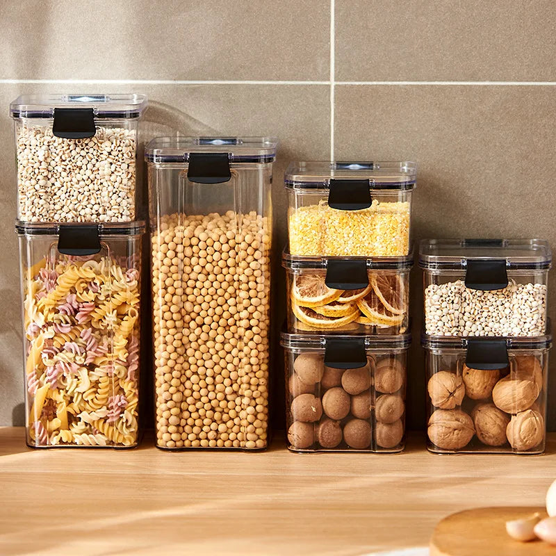 Set bacs transparents réfrigérateur – organisation aliments