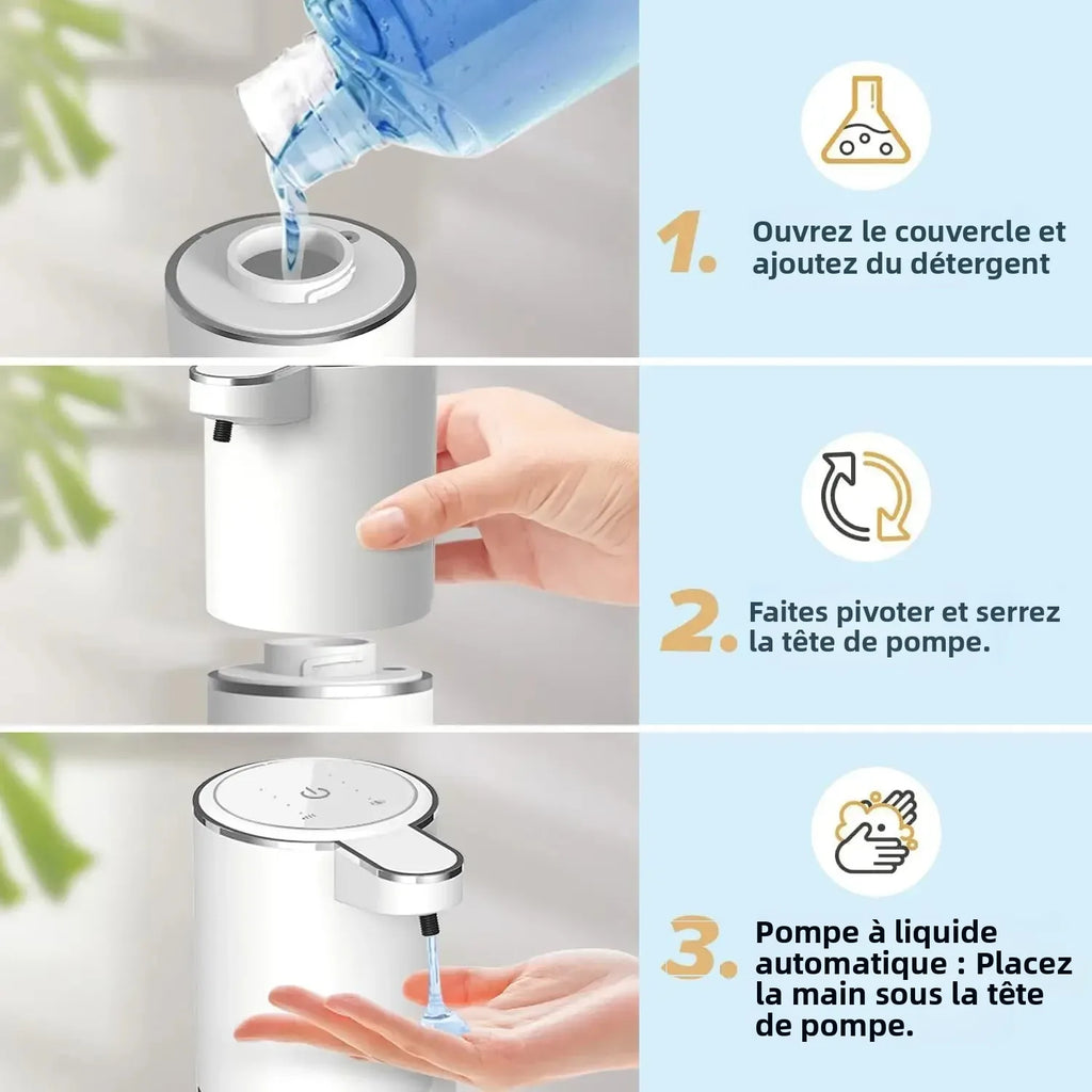 Distributeur Savon Automatique Sans Contact — Capteur Infrarouge USB