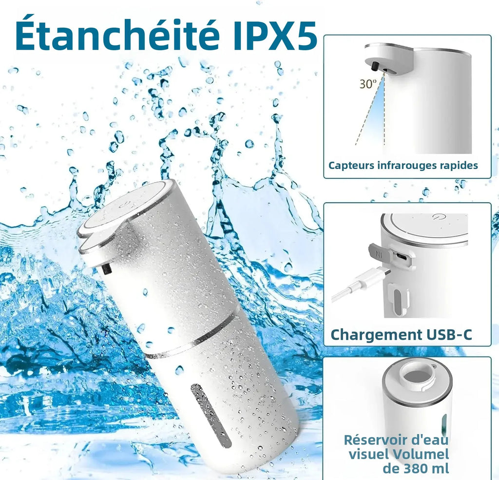 Distributeur Savon Automatique Sans Contact — Capteur Infrarouge USB