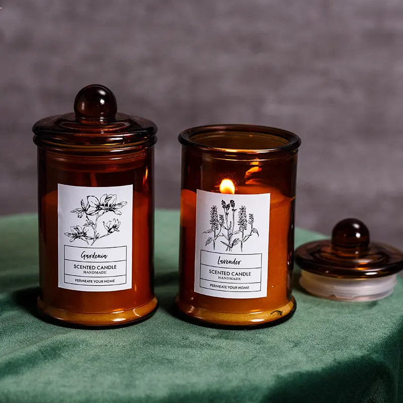 Bougie Parfumée Soja Luxe 300g — Cire Naturelle 50h
