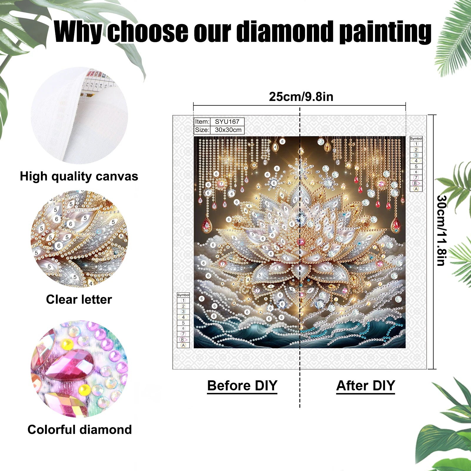 Kit Peinture Diamant 5D DIY — Broderie Strass Décoration Murale