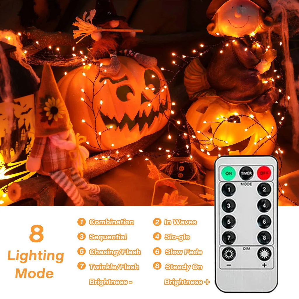 Guirlande Lumineuse LED Étoilée 10m — 300 Micro-LEDs Chaleureuses