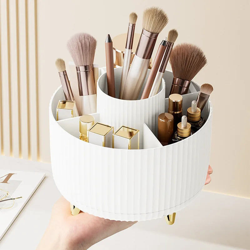Organiseur Maquillage Rotatif 360° — Acrylique 25 Compartiments
