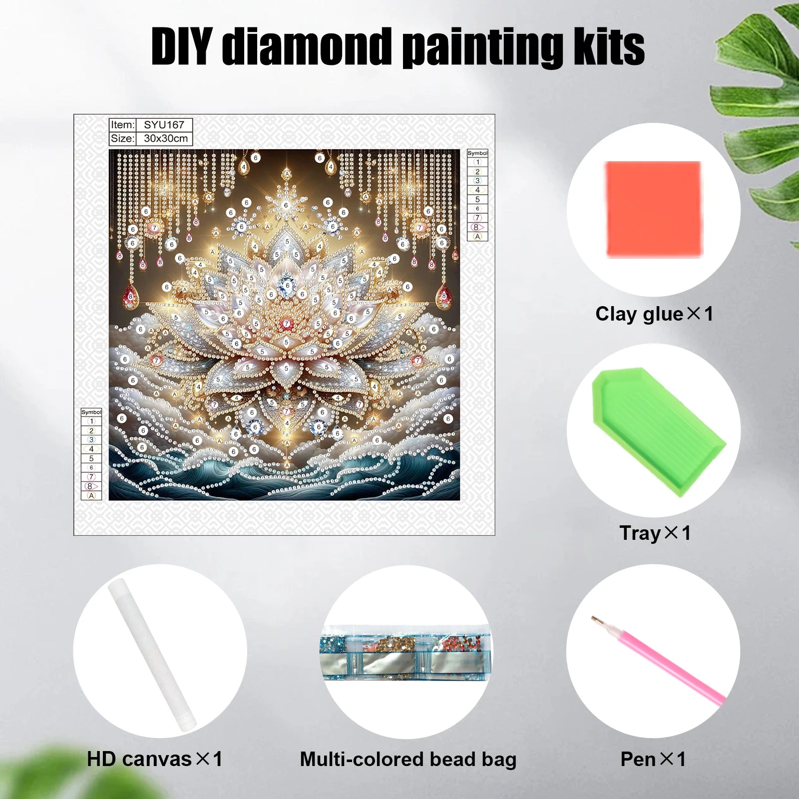 Kit Peinture Diamant 5D DIY — Broderie Strass Décoration Murale