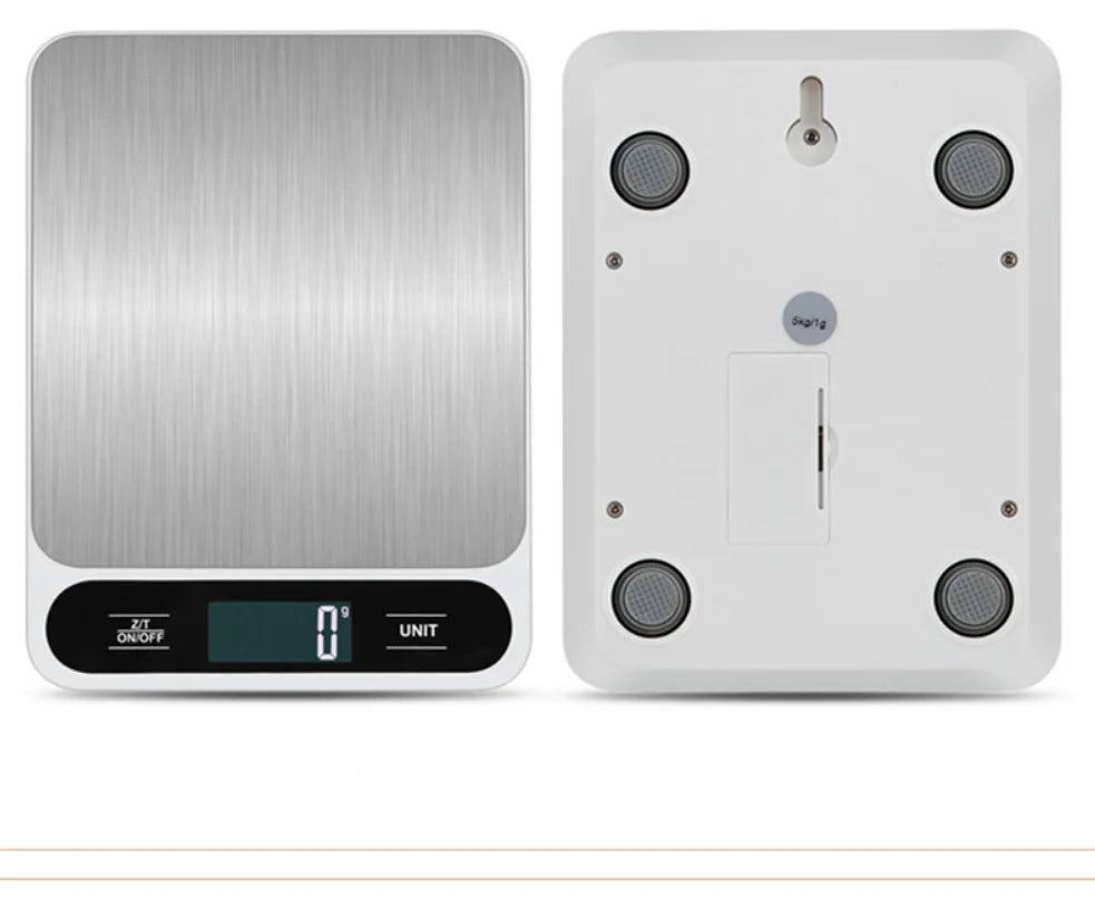 Balance Cuisine Numérique de Précision 5kg — LCD Tare Automatique
