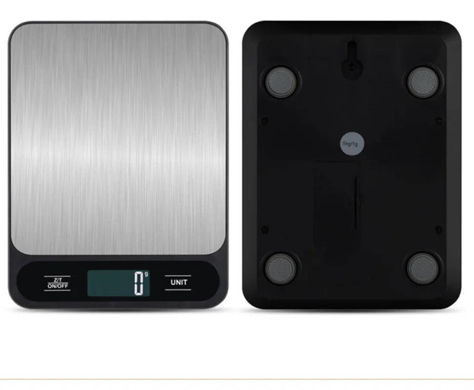 Balance Cuisine Numérique de Précision 5kg — LCD Tare Automatique