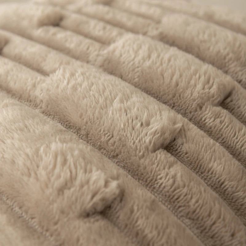 Coussins Velours Décoratifs 45cm — Set 2 Couleurs Tendance