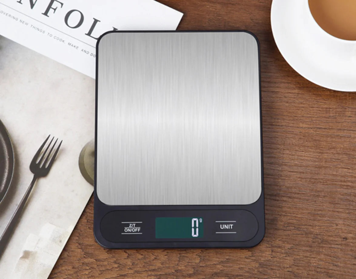Balance Cuisine Numérique de Précision 5kg — LCD Tare Automatique