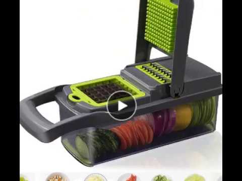 Hachoir légumes multifonction – démonstration coupe tranche