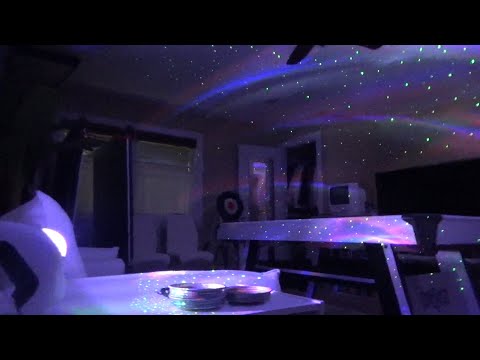 Projecteur galaxie aurore boréale – démo veilleuse chambre